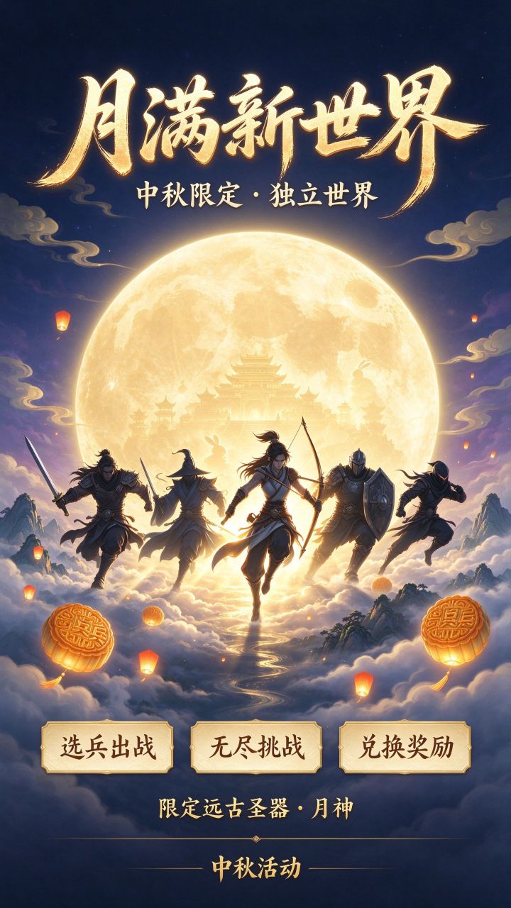 🌕 中秋限定 · 月满新世界截图