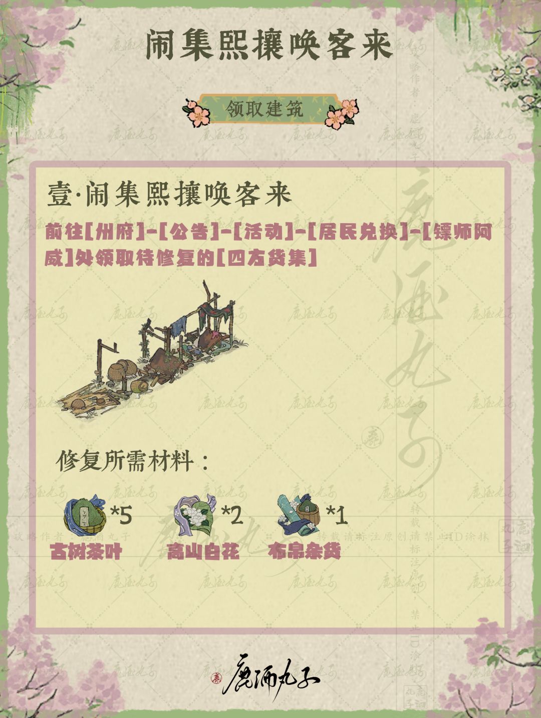 闹集熙攘唤客来活动攻略 2