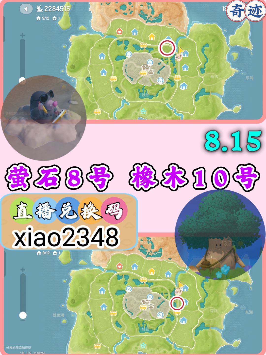 8.15橡木萤石刷新点🌌淡紫鸭子家具 1