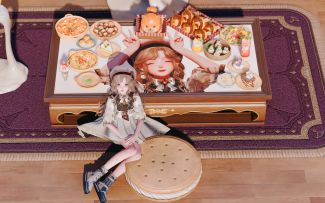 超简单拥有暖暖痛桌！