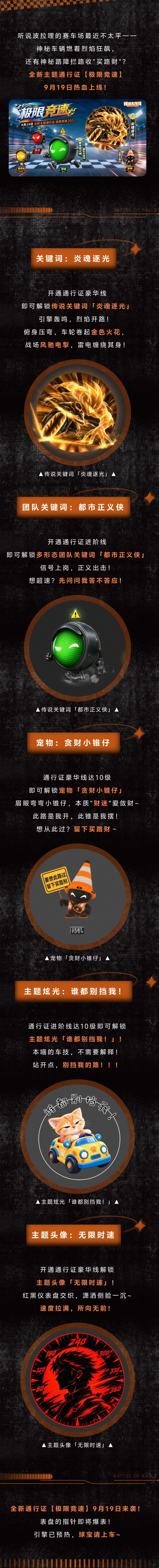9月19日全新【极限竞速】通行证热血登场截图