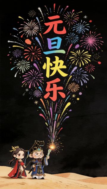 祝将军们元旦快乐！