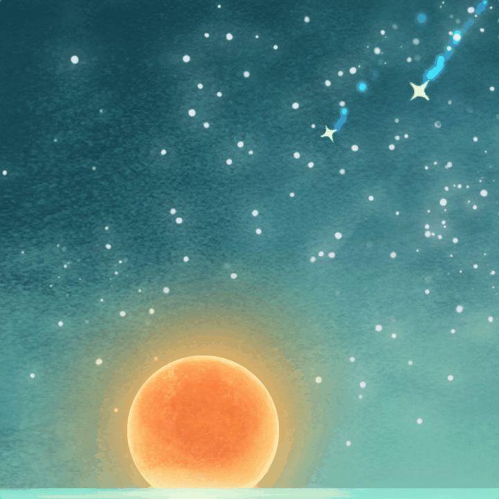 今天晚上有流星✨✨✨截图