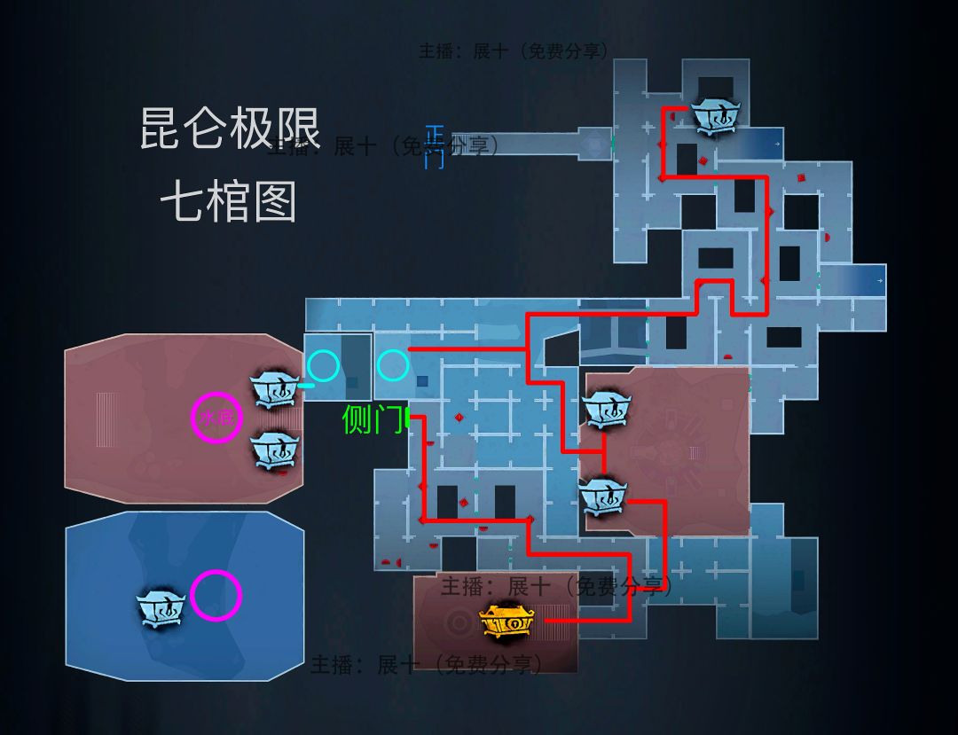 昆仑秘境噩梦，极限，双人棺，宝藏图 3