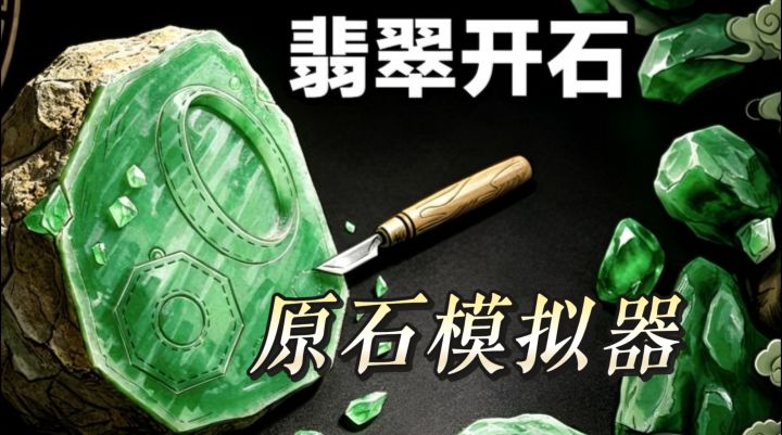 翡翠模拟器新手入门,优选百元原石稳发育,巧用手电规避赌石亏损截图