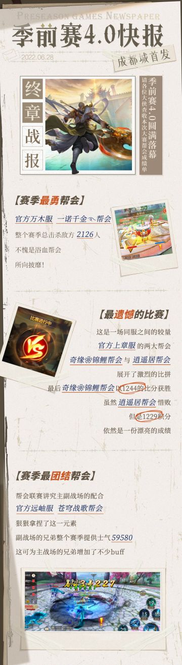 【季前赛4.0】终章战报请查收，遗憾欢笑终落幕