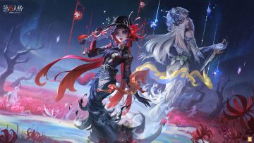 红蝶限时时装礼包将于10月23日维护后上架商城。 礼包内含【稀世时装】红蝶-胧夜和【奇珍随身物品】红蝶-天羽。 #第五人格 #第五人格红蝶