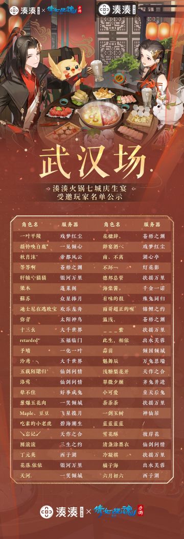 上百位玩家520前一晚竟干这种事，我的羡慕震耳欲聋>>湊湊联动霸王餐名单公开