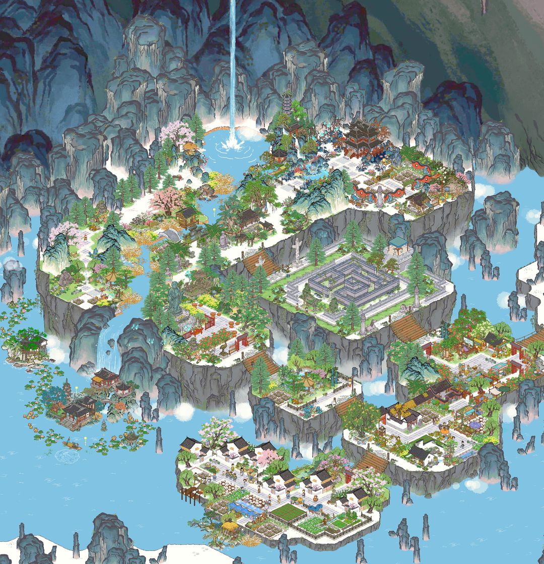 鬼谷地穴全城|附地基截图