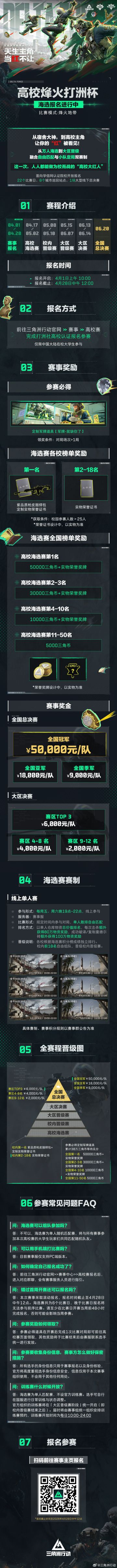 为校而战！三角洲行动高校烽火打洲杯启动报名 寻找校园电竞红人