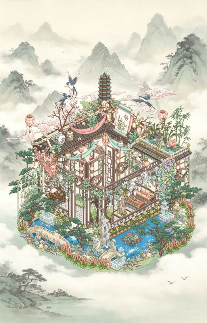 岸芷 | 云涧古庭截图