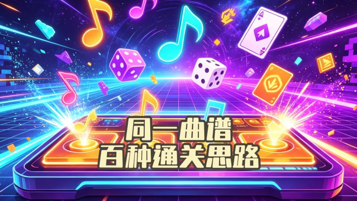 打歌还能选buff？这款音游脑洞绝了！截图