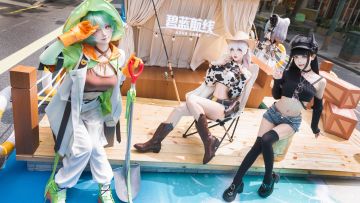 碧蓝航线 平行港区·大学路限时步行街 精彩回顾