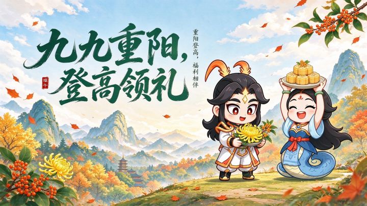 【重阳赠礼】九九重阳,登高领礼截图