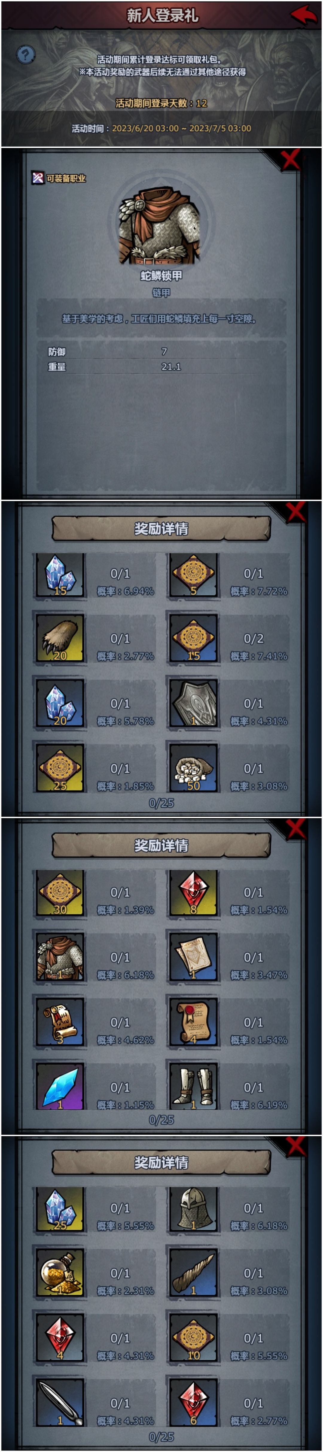 新手关于新人登录礼、遗迹宝藏浅谈 2