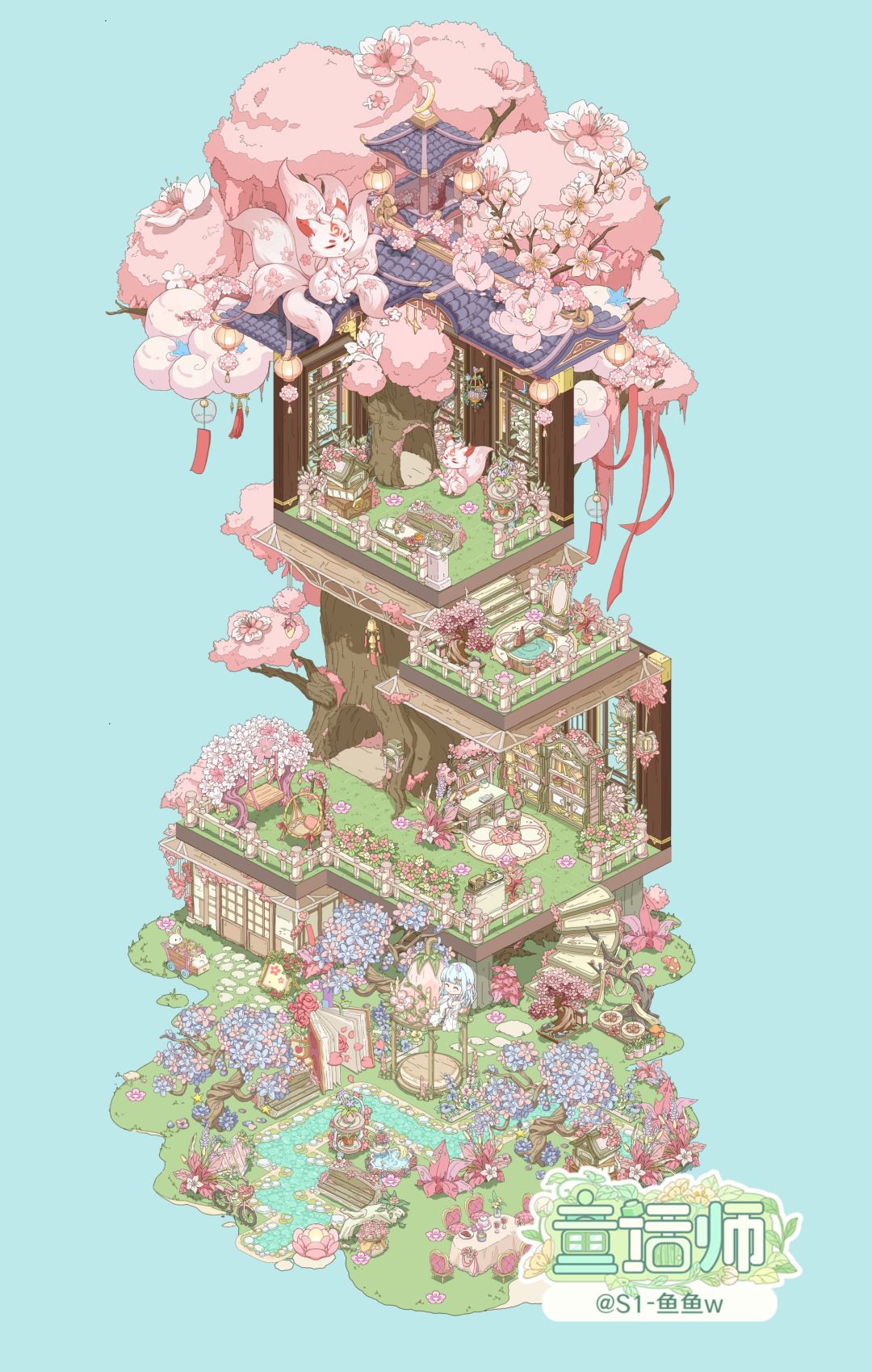 童话师二测～花醉房型截图