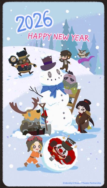 庄园的小伙伴们带着新年祝福来啦～快和可爱的小木偶们一起堆个圆滚滚的雪人迎接新年吧！ 新的一年，愿快乐始终与每一位访客相伴相随～
#第五人格泡面番 #第五人格