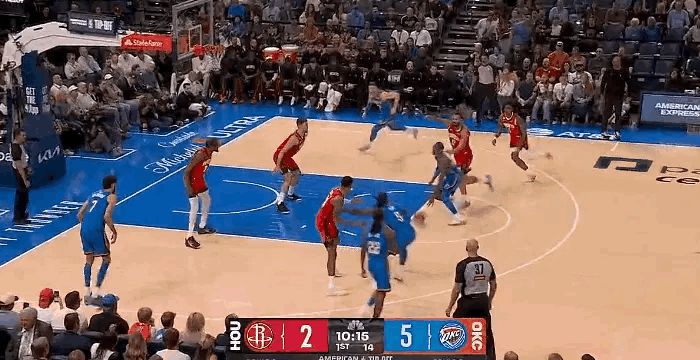 10月22日NBA赛事精彩瞬间截图