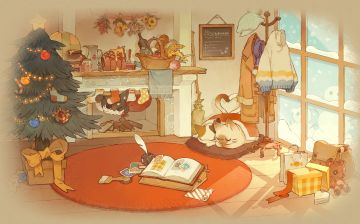 瑞雪绵绵，圣诞欢聚冬日暖屋｜王城和家园都给勇者准备了礼物哦