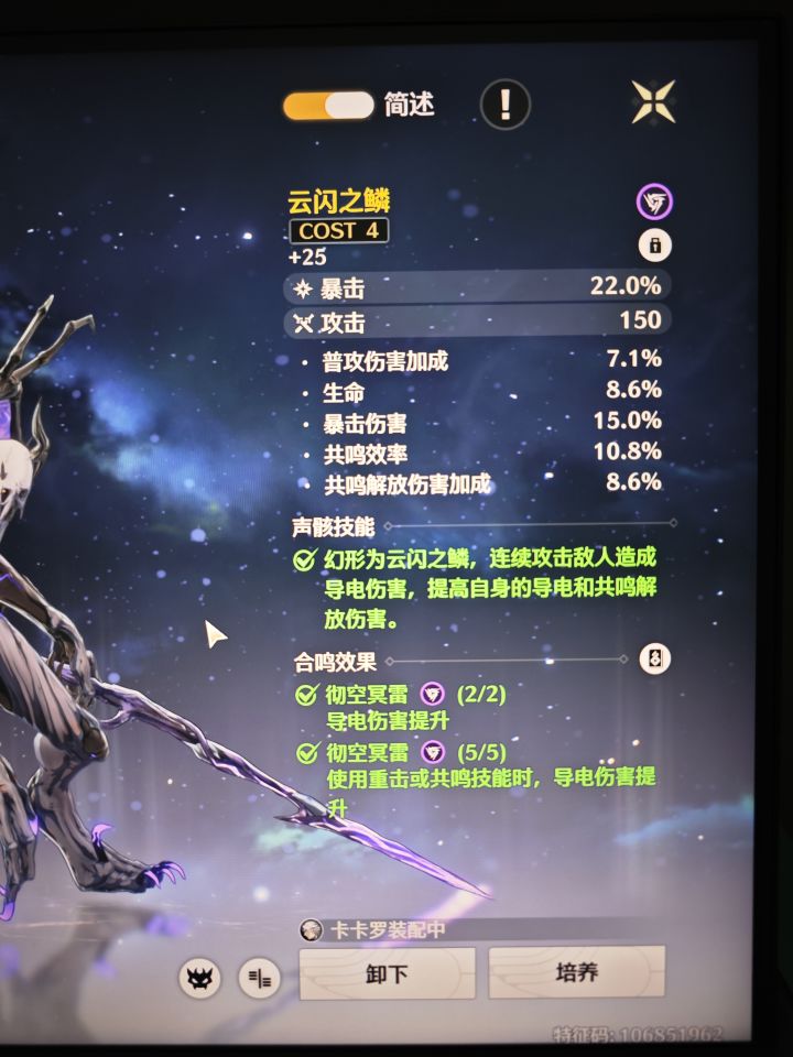 卡卡罗的声骸截图