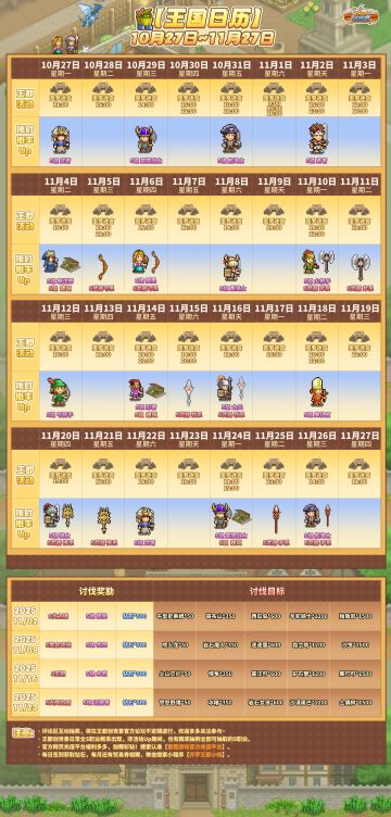 【王国日历10.27-11.27】月度&终身充值回馈活动持续进行中~