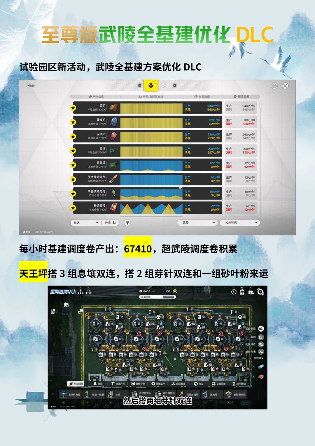 至尊产能❗️武陵全基建优化方案DLC/试验园区截图