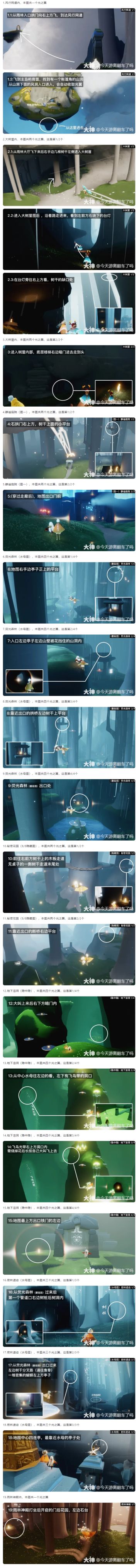 全图光翼位置图解-雨林篇