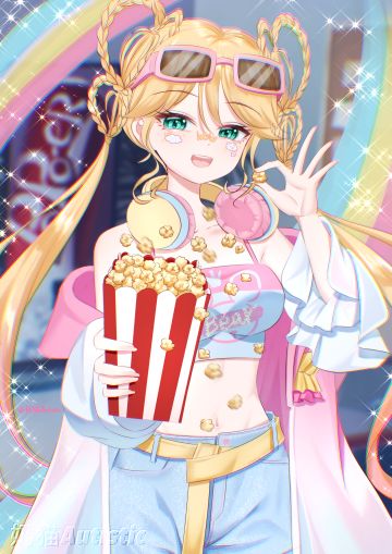 【绘画】甜美多巴胺少女～