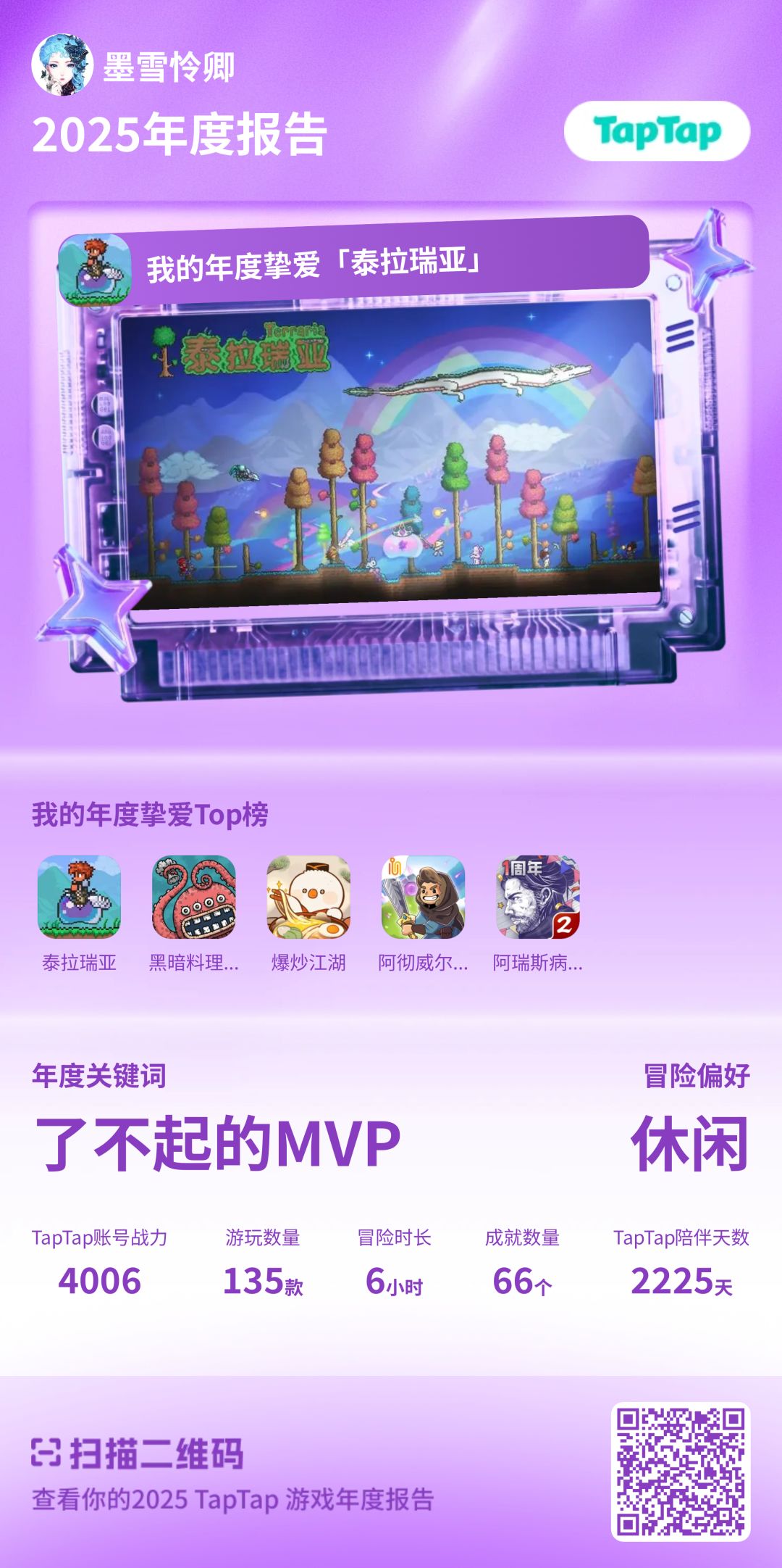 我的2025年度游戏报告 1