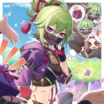 久岐忍生日快乐｜这鬼鬼祟祟从背后接近我的架势…