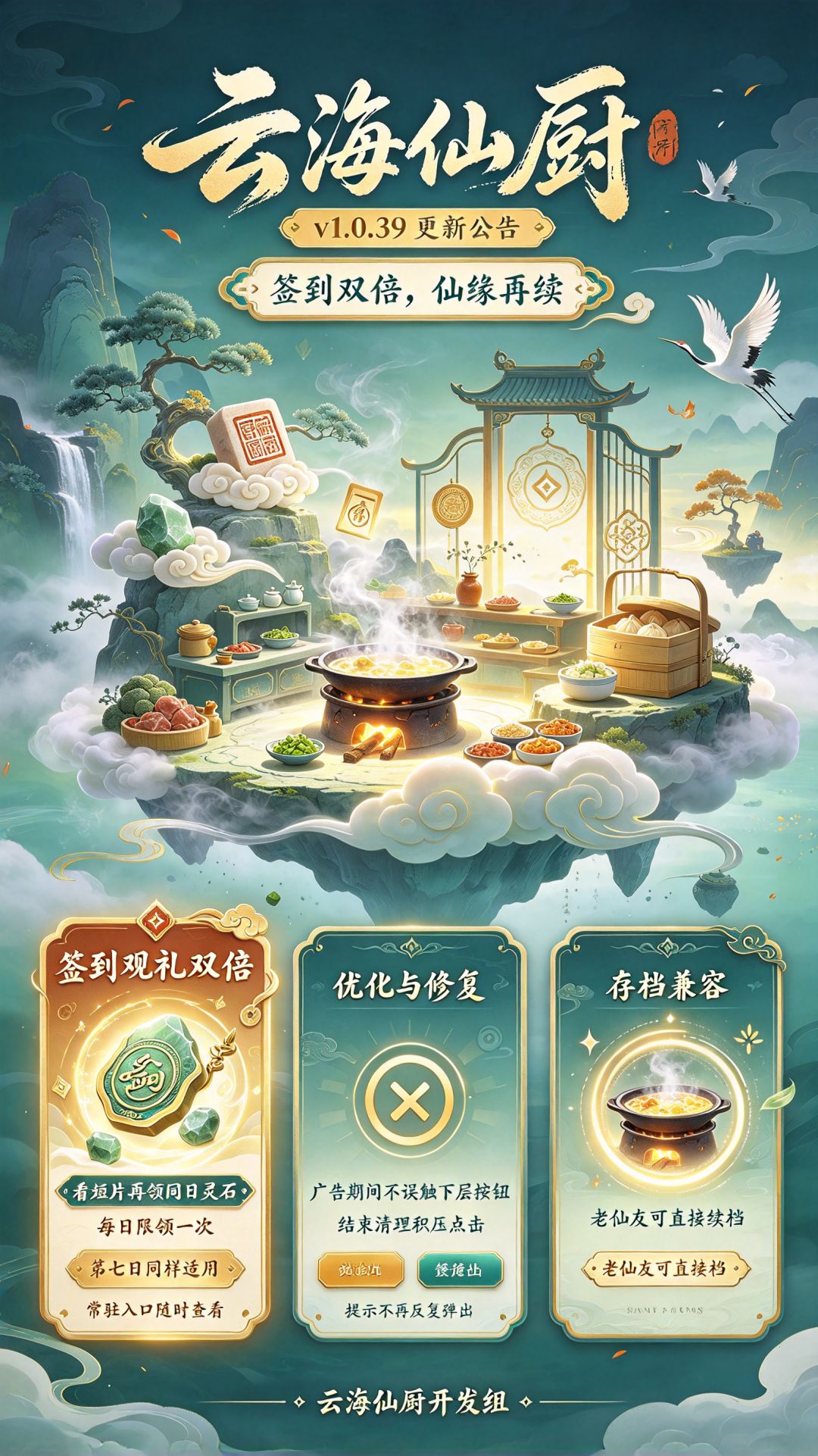 【云海仙厨】v1.0.39 更新公告 3