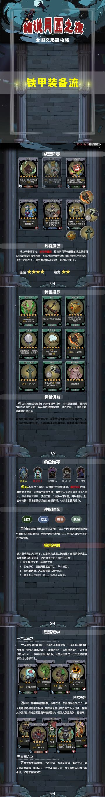 装备成长一图流