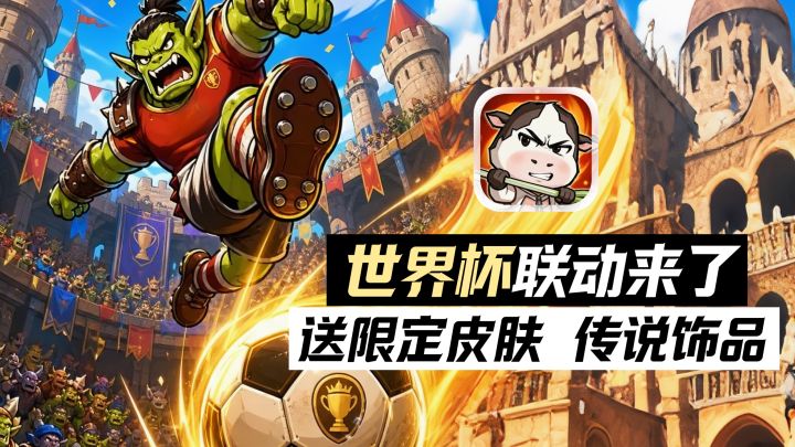 手游版魔兽！世界杯联动送限定皮肤+传说饰品！福利拿到手软！截图