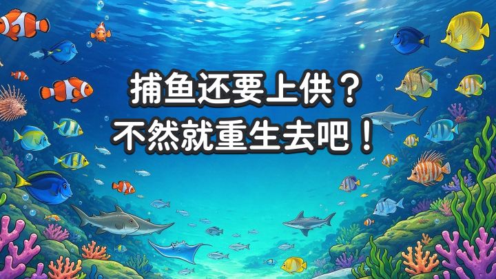 贷款捕鱼?要不然就重生!能怎么办,抓紧抓鱼!截图