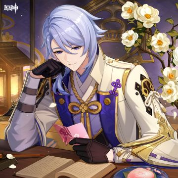 神里绫人生日快乐｜椿花初绽，这可是春日独有的绝景。