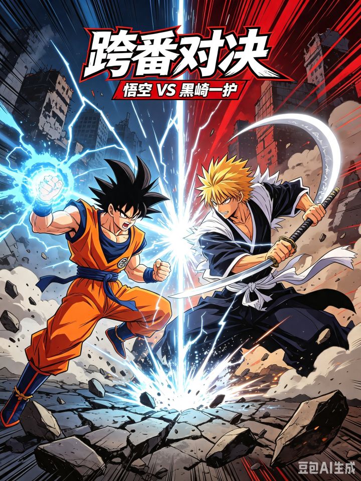 【跨番对决】悟空 VS 黑崎一护截图