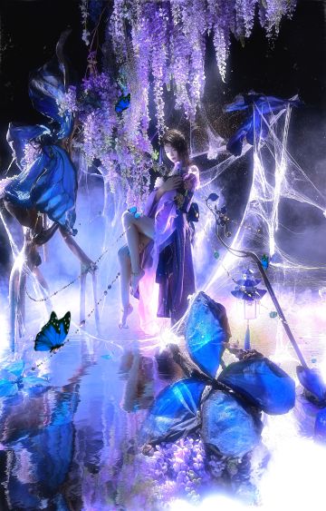 「 九灵幽灯一盏火，乱世与共不染尘。」🦋