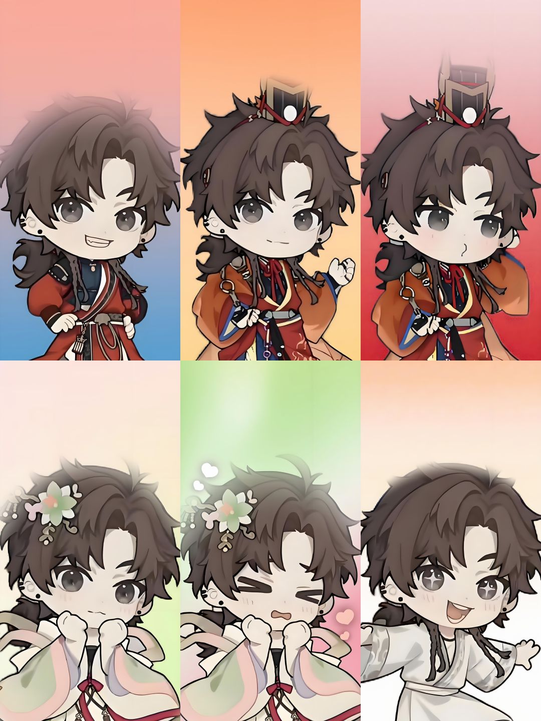 如鸢✖️千殇红恋念|孙策Q版壁纸🎨 1