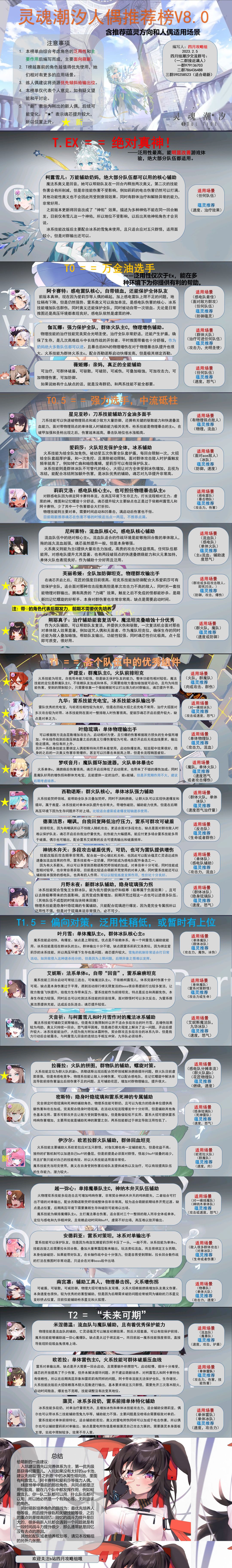 提供新人需要看的 魂芯暂时前期不用看 2
