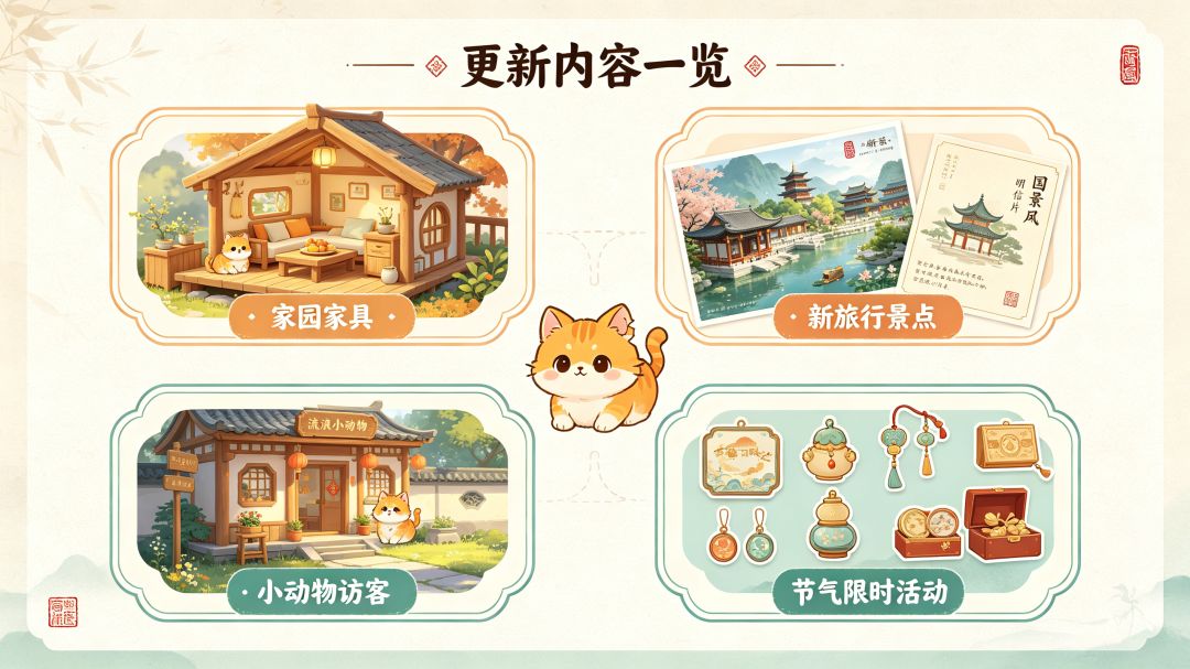 小猫带回新伙伴!、新旅途与节气活动上线✨ 2