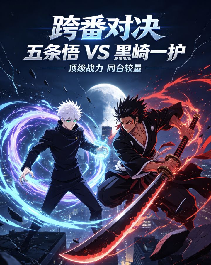【跨番对决】五条悟vs黑崎一护截图