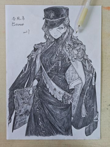 [铅笔手绘]告死鸟(L2D)