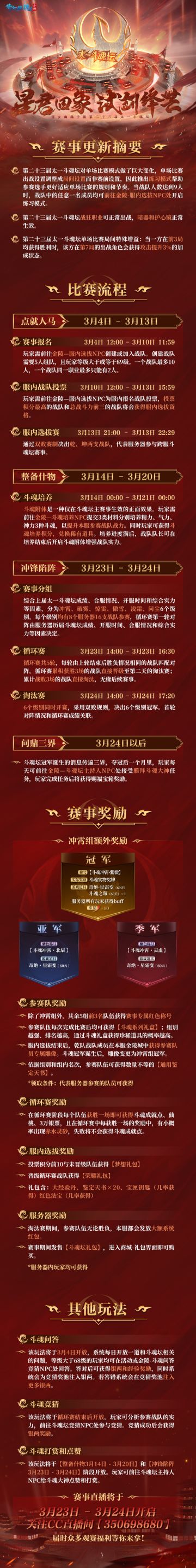 斗魂赛事巨大变化，新装备正常生效