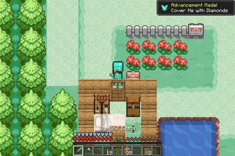 【快讯】创作者将我的世界机制融入宝可梦截图