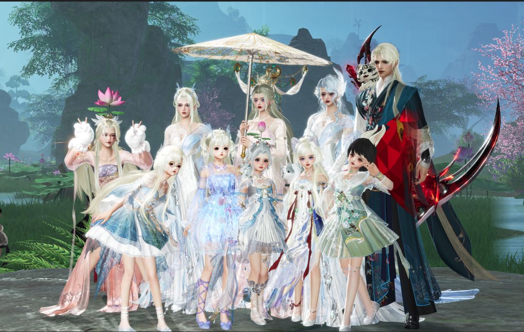 和师傅们的亲友合照 1