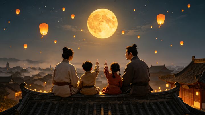 在这里祝各位中秋快乐哟截图