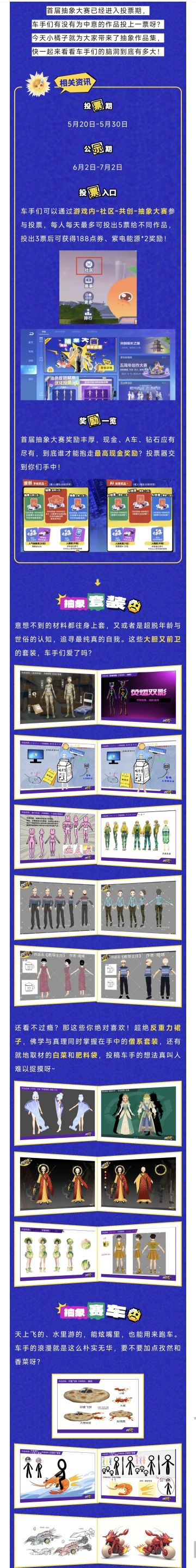 谁是抽象祖师？最高现金奖励交给车手们手里的投票器