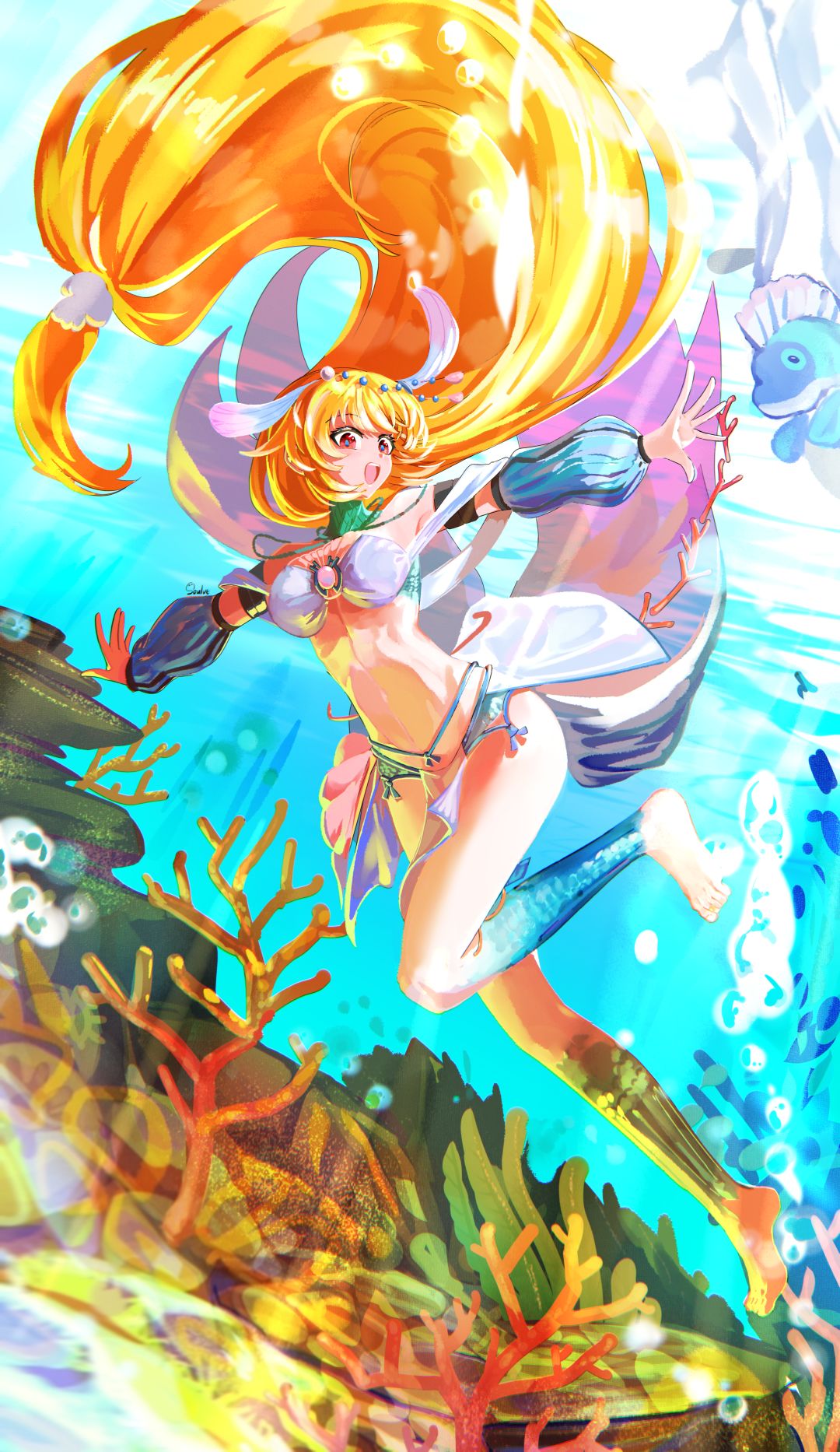 海里灵活的鱼! 1