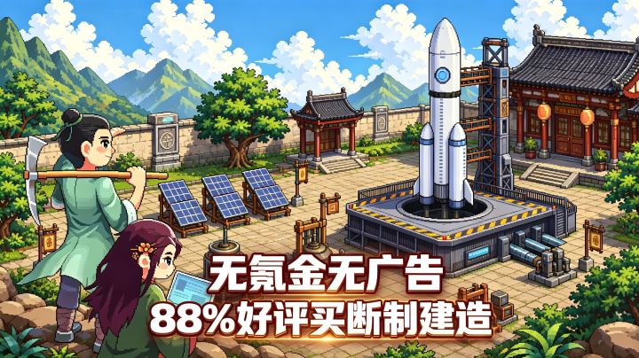 8月22日首发啦❤️88%好评的国风建造游戏,买断制·无氪金·无广告截图