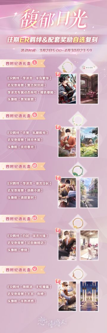 馥郁日光：往期ER羁绊复刻